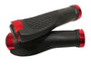 RNX Lock on Ergonomic Bike Handlebar Grips with End Caps