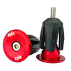 RNX Bike Handlebar Bar End Plugs, Expanding Locking End Caps, Road, Mountain BMX MTB - Available in 4 Colors