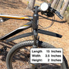 RNX Mountain Bike Mud Guard Rear Fenders, Wide and Universal Fit - available in multiple colors