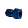 Presta Valve Adapter - Converts Presta Valves to Standard Schrader Valve Use - Available in 3 Colors