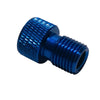 Presta Valve Adapter - Converts Presta Valves to Standard Schrader Valve Use - Available in 3 Colors