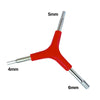 RNX 3 Way Bicycle Hex Allen Wrench Bike Tool Y Wrench 4, 5, 6 mm
