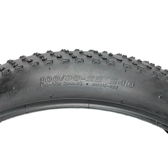 Kenda K1167 26x4.0 Fat Bike Tire Blackwall Clincher 26x4 Bicycle Tire (98-559)