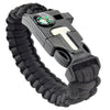 5 in 1 Black Multifunctional Tactical Paracord Bracelet