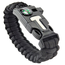  5 in 1 Black Multifunctional Tactical Paracord Bracelet