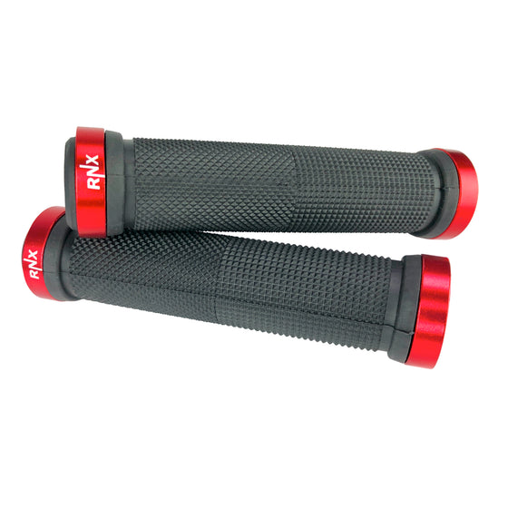 RNX Lock on Bike Grips with End Caps