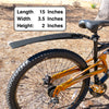 RNX Mountain Bike Mud Guard Rear Fenders, Wide and Universal Fit - available in multiple colors