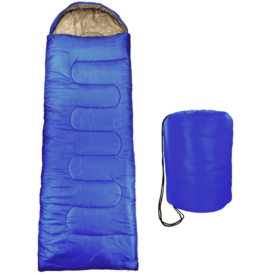 RNX Lightweight 4 Season All Weather Water Resistant Sleeping Bag 32F - 68F - Available in 3 Colors