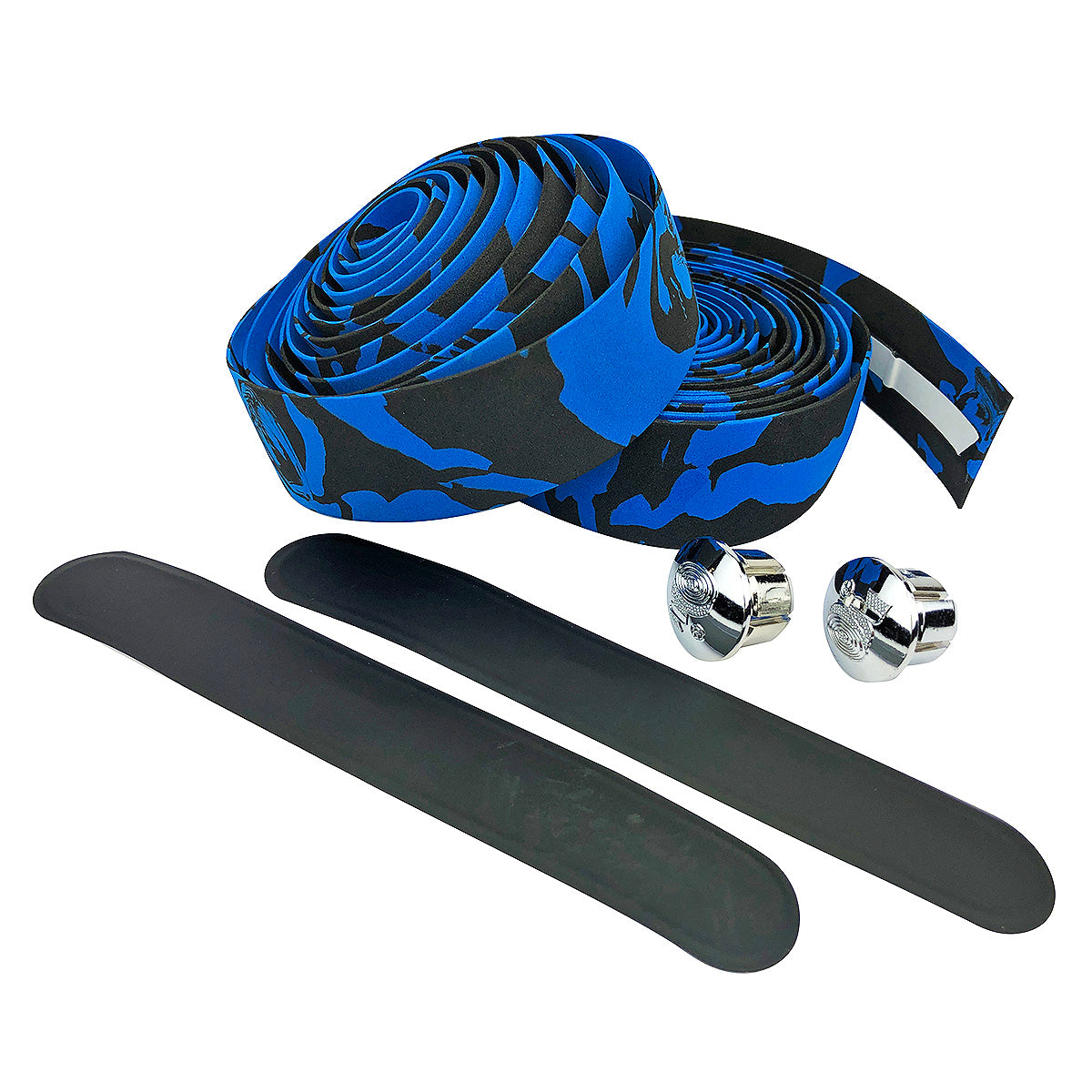 RNX Camouflage EVA Road Bike Handlebar Tape, Cycling Wraps w/ End Caps - Available in 3 Camo Colors