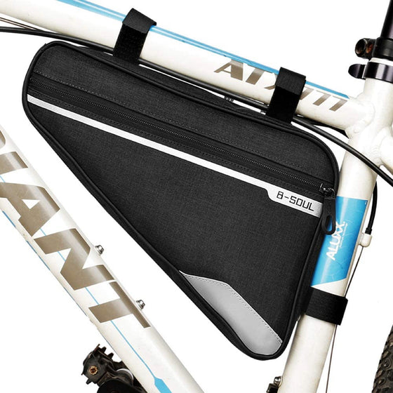 Triangle Bike Frame Bag, Water Resistant, Lightweight for MTB and Road Cycling
