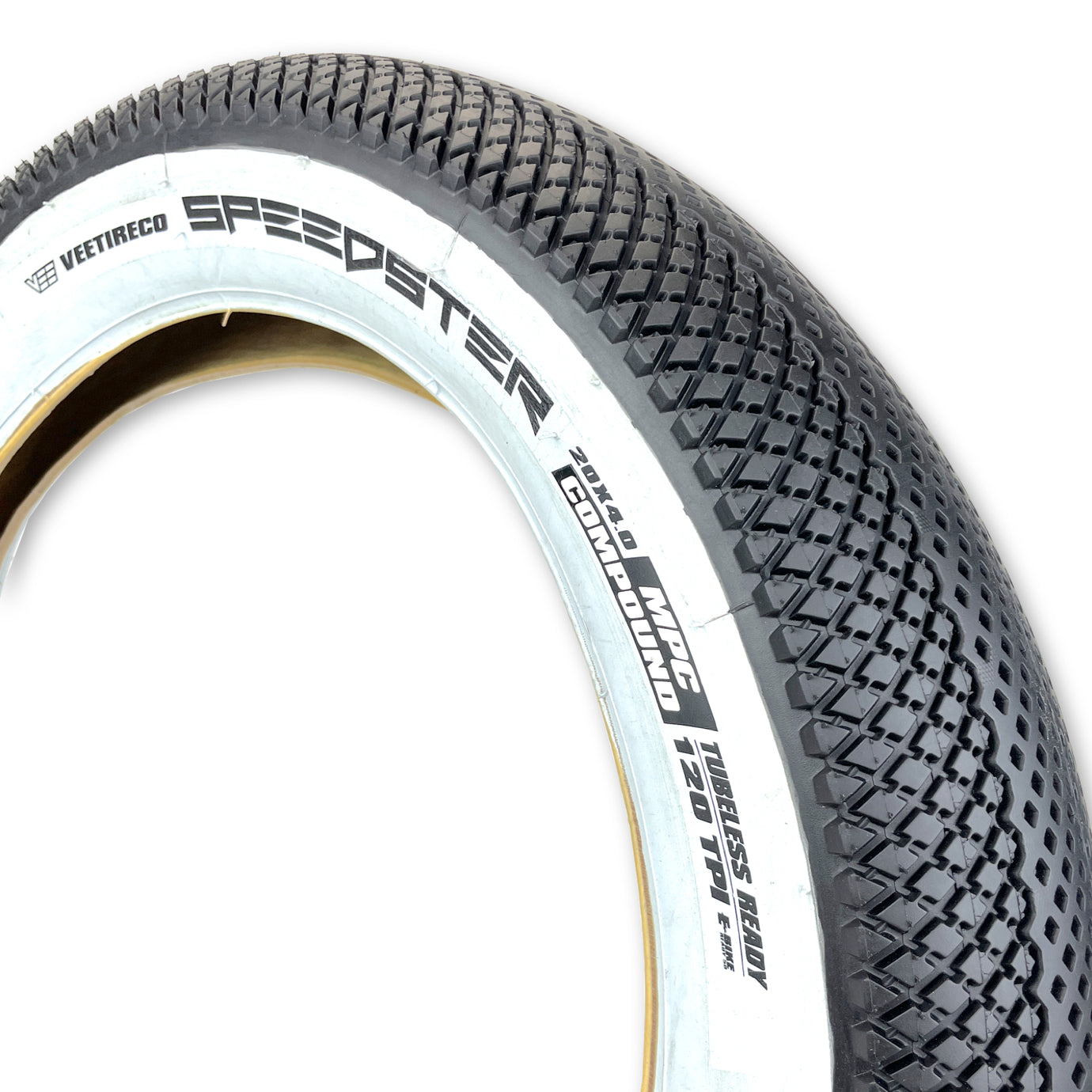 Amazon.com : Vee Tire 20x4.0 White Wall Bike Tire. Speedster