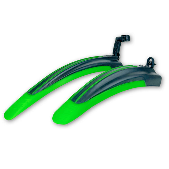 RNX Mountain Bike Mud Guard Front and Rear Fenders, Wide, Universal, Adjustable - available in multiple colors