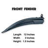 RNX Mountain Bike Mud Guard Front and Rear Fenders, Wide, Universal, Adjustable - available in multiple colors